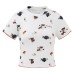 Crew Neck Regular Shoulder Short Sleeve T-Shirt Women Slim Fit Short 