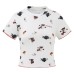 Crew Neck Regular Shoulder Short Sleeve T-Shirt Women Slim Fit Short 