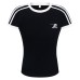 Short Length Slim Fit Striped Short Sleeve Women's Casual Sporty Slimming