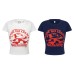 Short Sleeve Women's Streetwear Spicy Girl Cartoon Print Crop