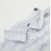 Retro star embroidered checkered long sleeved shirt