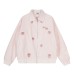 Rose embroidery casual versatile loose jacket