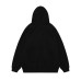 Lazy style chic star embroidered hooded sweatshirt