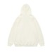 Lazy style chic star embroidered hooded sweatshirt