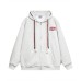 Drawstring hooded sweatshirt versatile top