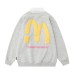 Polo collar patchwork hoodie tie top