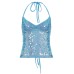 Backless Crop Top Slimming Strapless Top