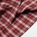 Color blocking checkered long sleeved casual slim fit top