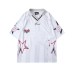 Street Design Breathable Quick-Dry Sports V-Neck Jersey Unisex Hip-Hop Loose Short-Sleeve T-Shirt
