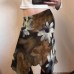 Printed Skirt Slimming Waist-Hugging Bodycon Skirt for Women