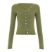 Solid Color T-Shirt V-Neck Long Sleeve Top