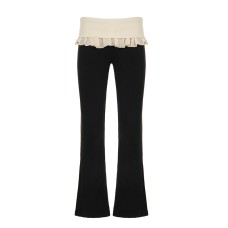 Flared Hem Leaflet Pants Flared Hem Leaflet Pants