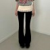 Flared Hem Leaflet Pants