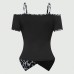 Retro Spicy Vintage Waist-Cinched Fitted Punk Rock Short Sleeve Style Skull Print Top
