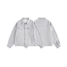 Retro structural design jacket cleanfit workwear versatile jacket