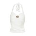 Women's Halter Neck Strapless Crop Top