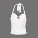 Women's Halter Neck Strapless Crop Top