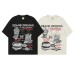 Camping printed men's and women's loose T-shirt