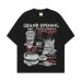 Camping printed men's and women's loose T-shirt