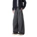 Men's Spring Spliced Trousers High Street Sport Casual Wide-Leg Long Pants