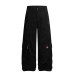 Street Style Workwear Pocket Embroidered Denim Long Pants