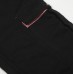 Street Style Workwear Pocket Embroidered Denim Long Pants