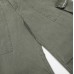 Street Style Washed Tapered Cargo Pocket Denim Long Pants