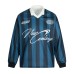 Jersey loose striped training sports T-shirt long sleeved