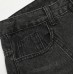 Street Style Washed Workwear Pocket Denim Long Pants