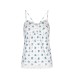 Lace Trimmed Floral Print Top