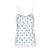 Lace Trimmed Floral Print Top