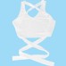 Vintage Solid Color Strap Sexy Spicy Girl Tie-Back Sleeveless Crop Top Y2K