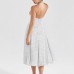 V-neck Halter Fitted Dress 