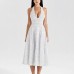 V-neck Halter Fitted Dress 