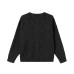 Loose hollow diamond grid knitted cardigan