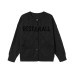 Loose hollow diamond grid knitted cardigan