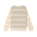 Retro hollowed out portrait totem lined hooded sweater knitted base sweater