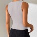 Solid color slim fit top