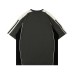 Color blocking deconstruction splicing loose men's and women's short sleeves