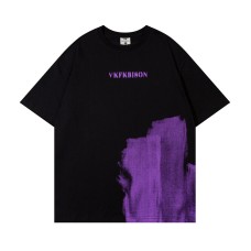 Color graffiti loose men's and women's short sleeves
