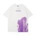 Color graffiti loose men's and women's short sleeves