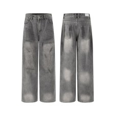 Vintage high street vintage washed chic loose jeans