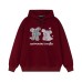 Vintage plaid lace dog hooded sweatshirt