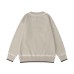Vintage cute rabbit plush embroidered round neck sweater