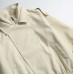 Retro trendy deconstruction double-layer collar PU leather jacket
