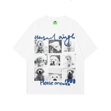 Dog loose men's and women's short sleeves