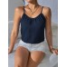 Elastic Waistband Strapless Top for Women Summer Wearable Inner and Outer Loose Casual Vacation Pleated Solid Color Top