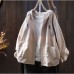 Hooded Design Spliced High-Grade Fashion Loose Top
