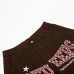 Embroidered curved knife casual men's and women's loose wide leg pants