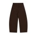 Embroidered curved knife casual men's and women's loose wide leg pants